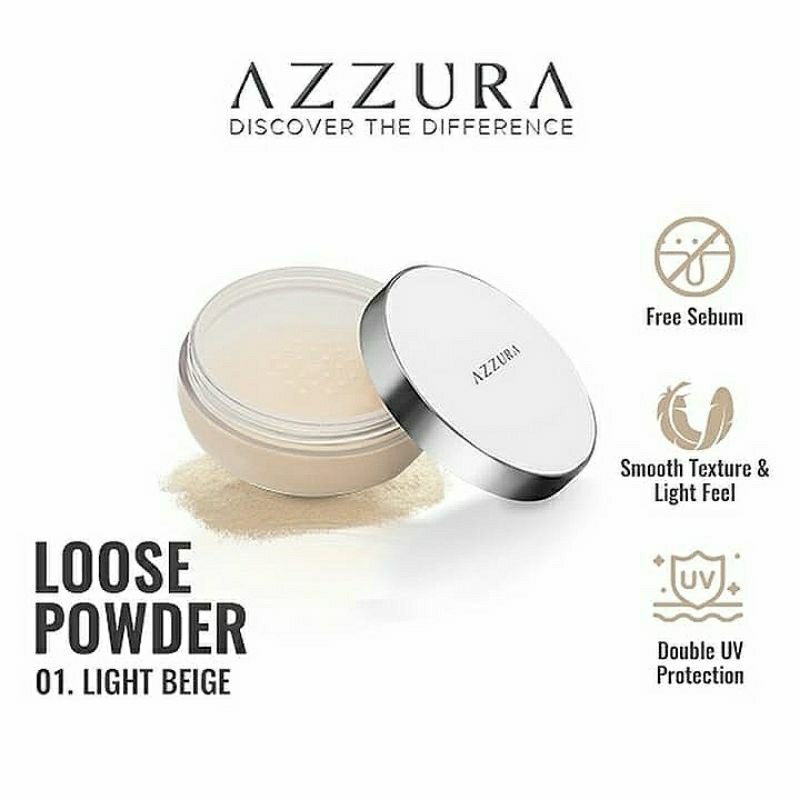 Azura loose powder 01 light beige 30g