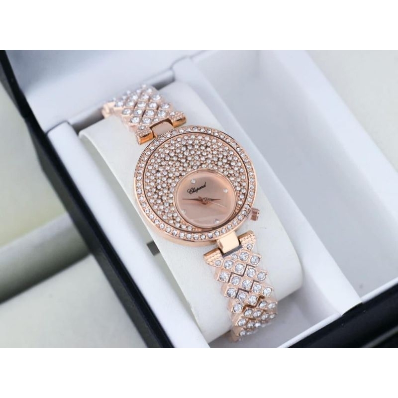 Jam Tangan  Mewah Case Diamond  | Fhasion Wanita Korea Terkini