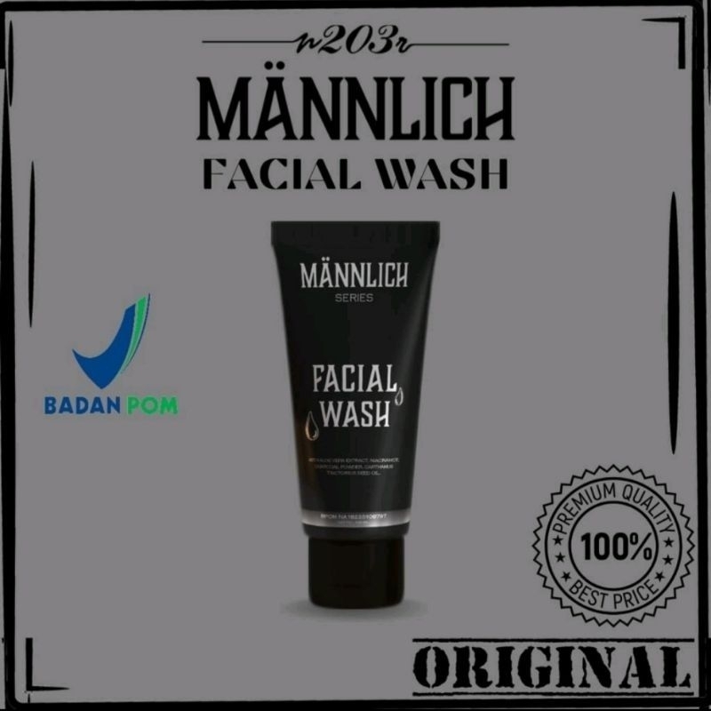 N203R Mannlich series Facial Wash Gentle cleanser 100ml