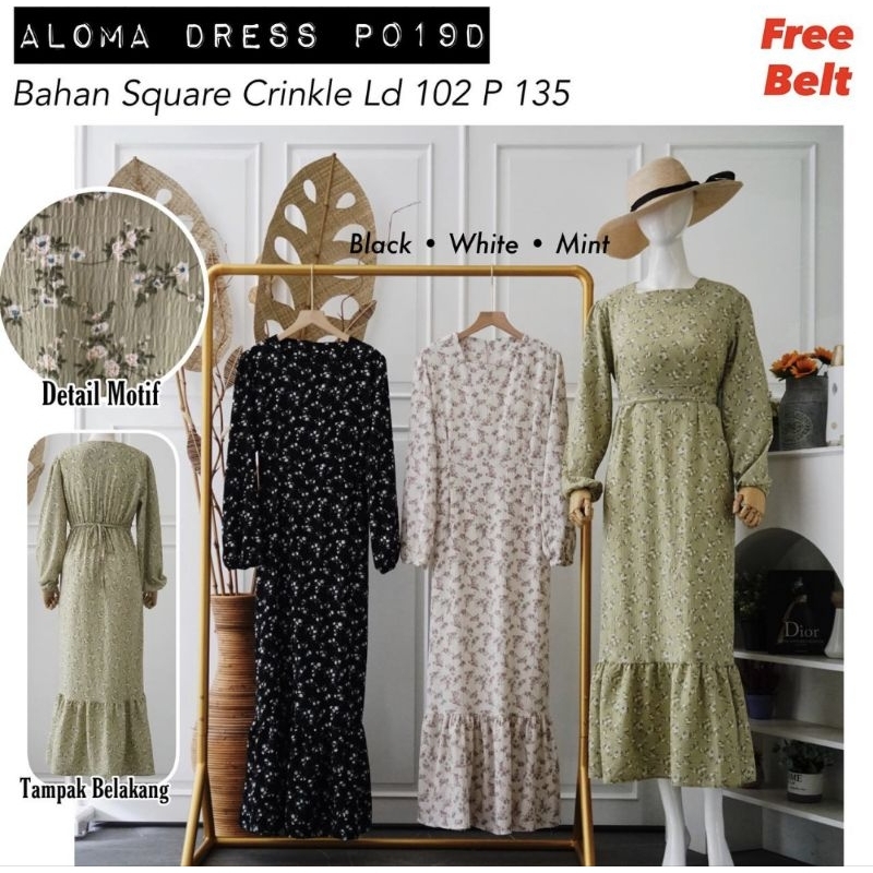 ALOMA DRESS / DRESS PESTA / DRESS HANGOUT / SLIM DRESS