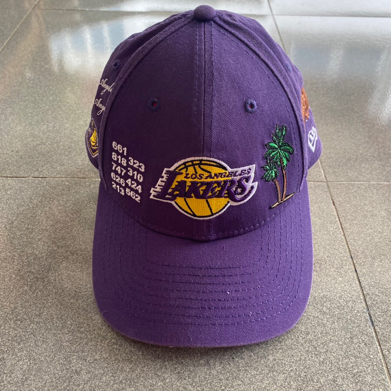 Topi New Era Caps Lakers Purple 2nd Original