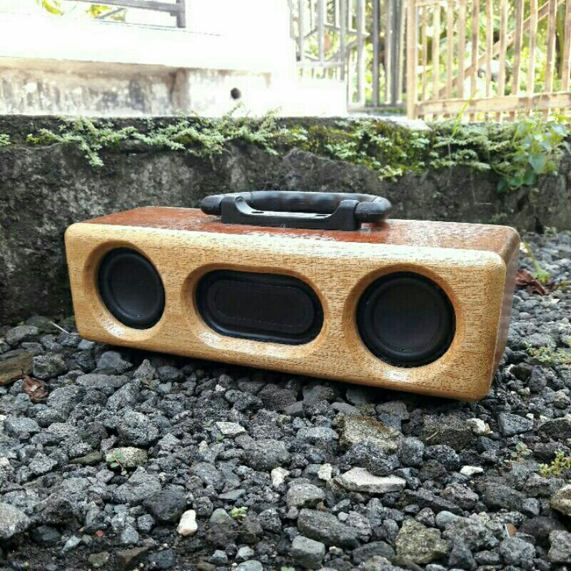 Speaker Portable 2 Inch + Passive Bass Radiator Sudah Bluetooth