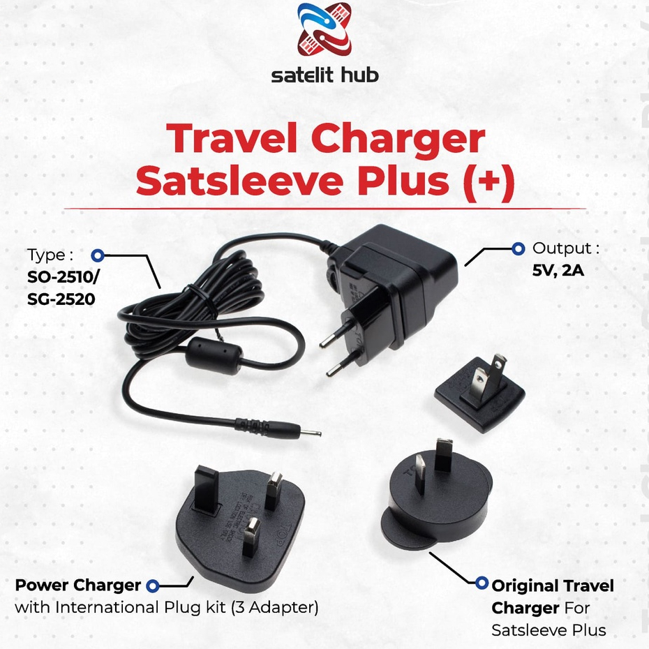 Travel Charger Thuraya Satsleeve Plus