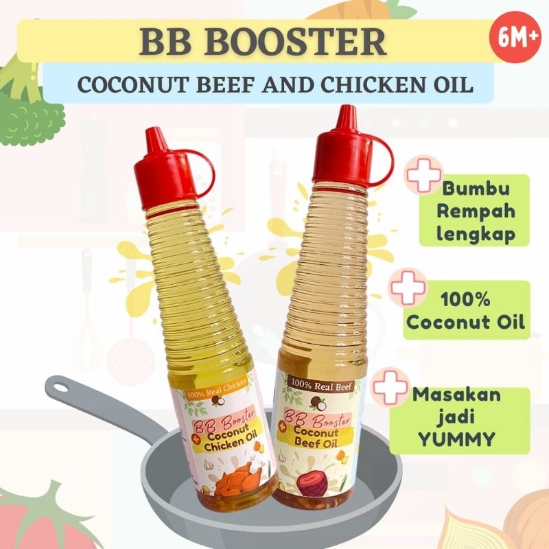 Plum &amp; Blum MPASI Baby BB Booster Beef Chicken Salmon Fat Oil  140gr / Minyak Ayam Sapi Ikan Plumandblum