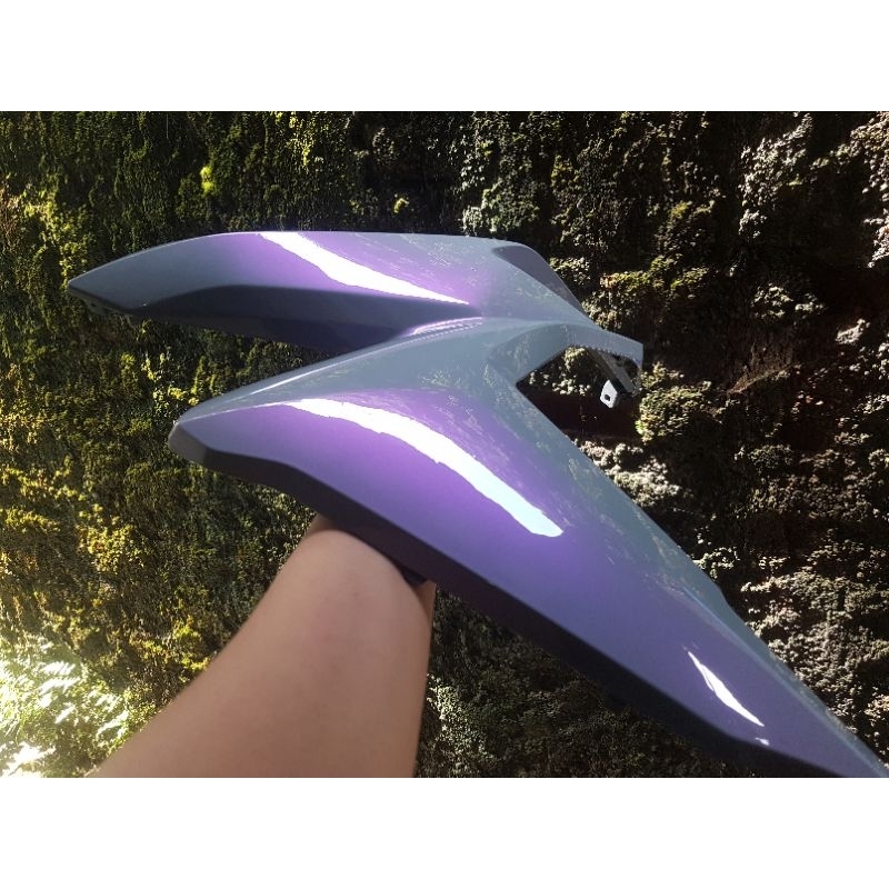 Cat motor abu bunglon lembayung ungu