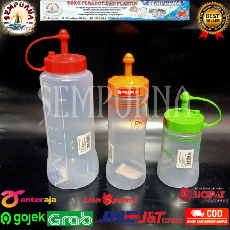 BOTOL KECAP/BOTOL SAUS LION STAR