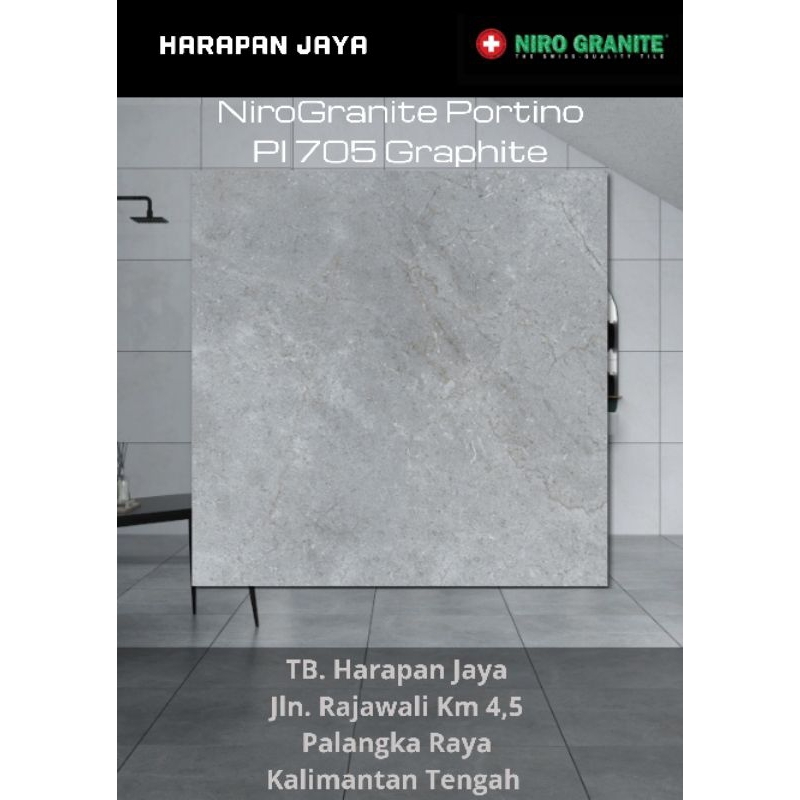 Niro Granite Portino PI 705 Graphite 60x60