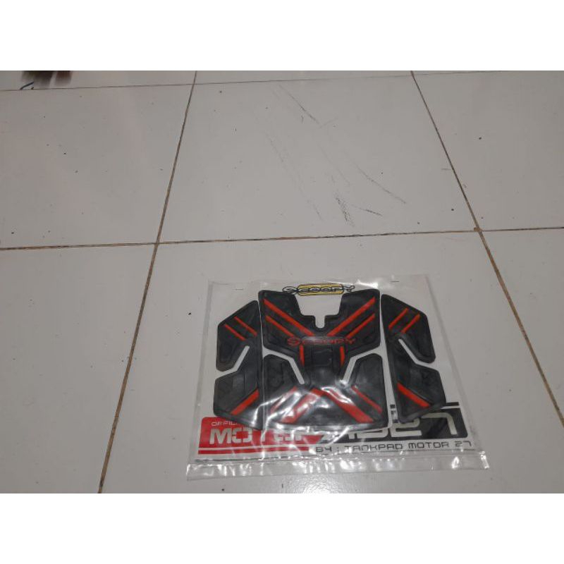 Stiker deckpad rubber premium Honda Scoopy 2020 2021 2022