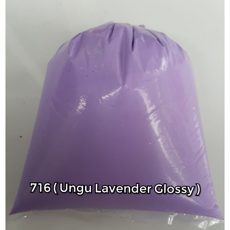 CAT TEMBOK KILOAN GLOSSY 1kg WARNA UNGU LAVENDER(716)