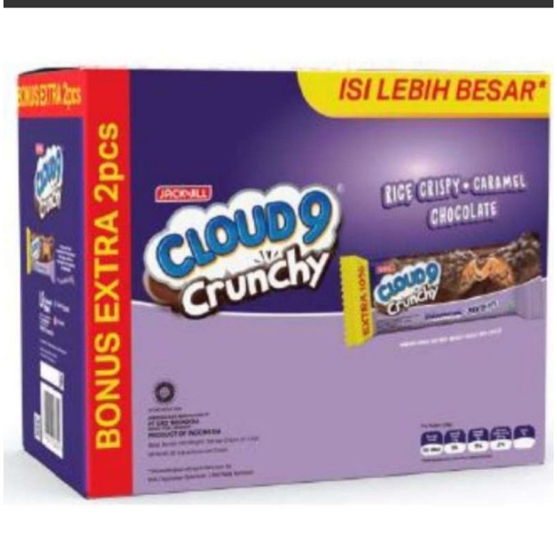 

cloud9 crunchy chocolate dan vanilla 3in1 .. tinggal pilih mau rasa apa .. (15.6gr x 26pcs) free cloud9 chocolate 1 pcs