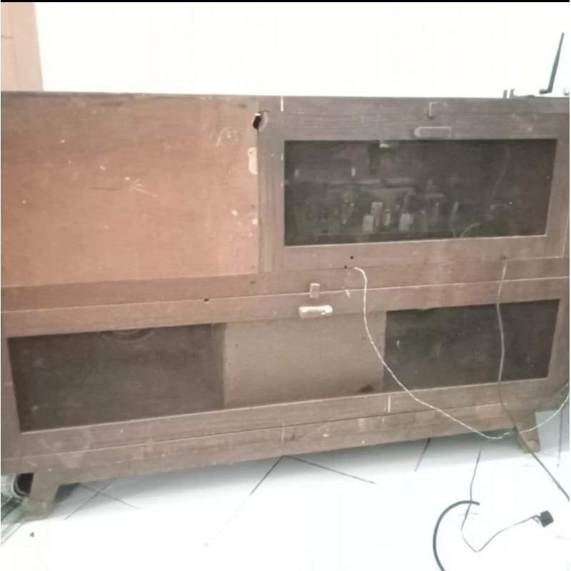 Radio Philips Turntable Garrard Tube Cabinet