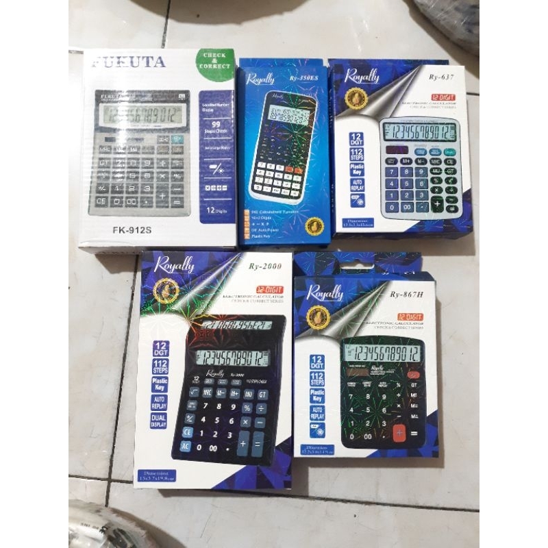 

Kalkulator / Calculator 12 Digit Kalkulator FK - 912S / 837B 14Digit