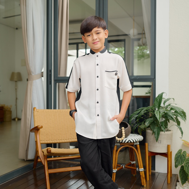 LITTLE MARILINE KAMALEYA Koko Shirt for Boys - Koko Anak