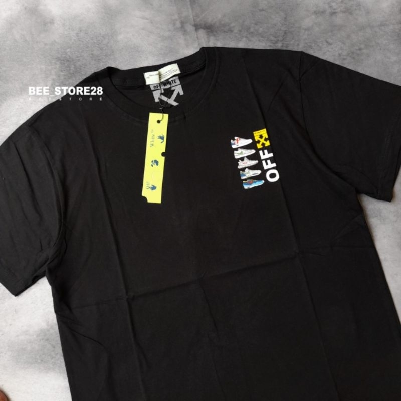 KAOS T-SHIRT OFF WHITE FOR NIKE SHOES FULLTAG &amp; LEBEL