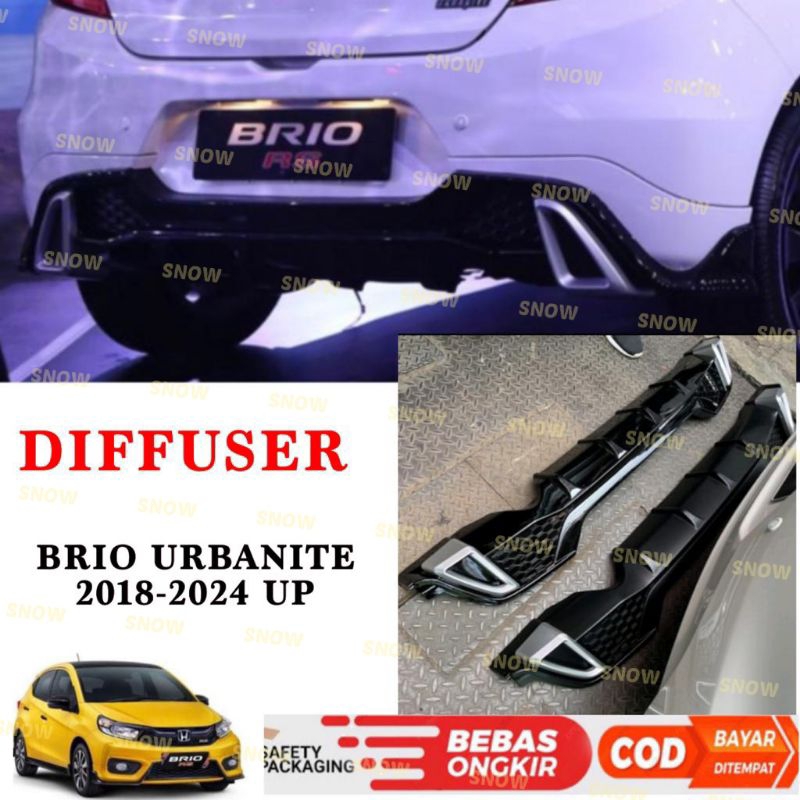 Diffuser Belakang All New Brio 2018 2022 2023 2024 Up Urbanite RS Satya