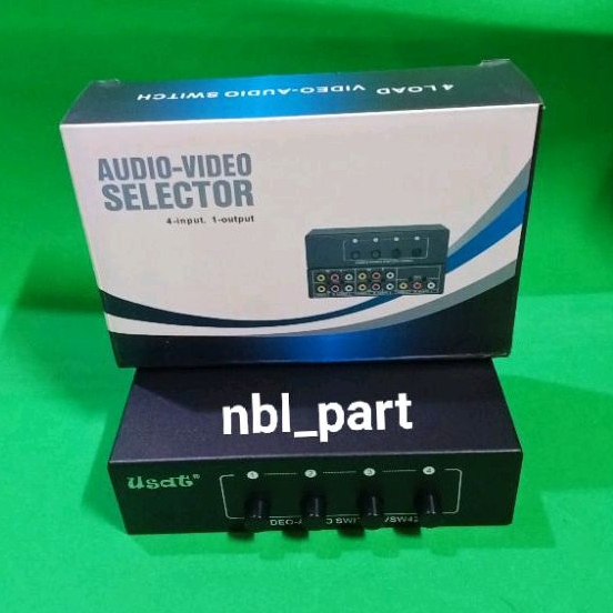 Av Selector/Video Audio Switch 4load 402