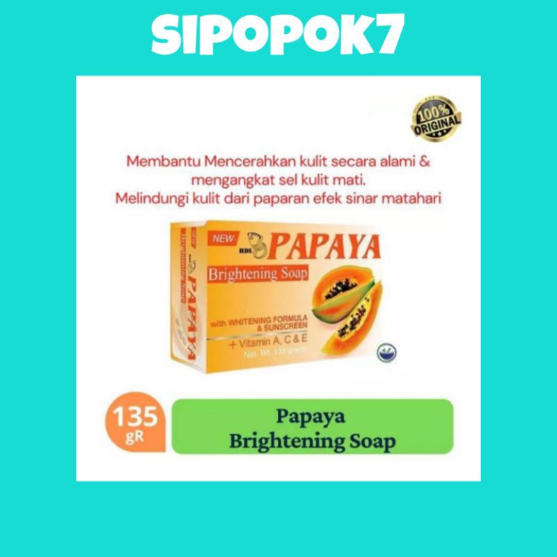 Sabun RDL papaya 135g 135 g