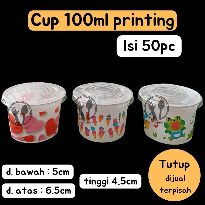 cup eskrim karakter cup 100ml ice cream cup plastik 100ml motif printing cup plastik 100ml cup printing cup ice 100ml cup printing 100ml moyif cantik motif kartun cup plastik motif cup eskrim