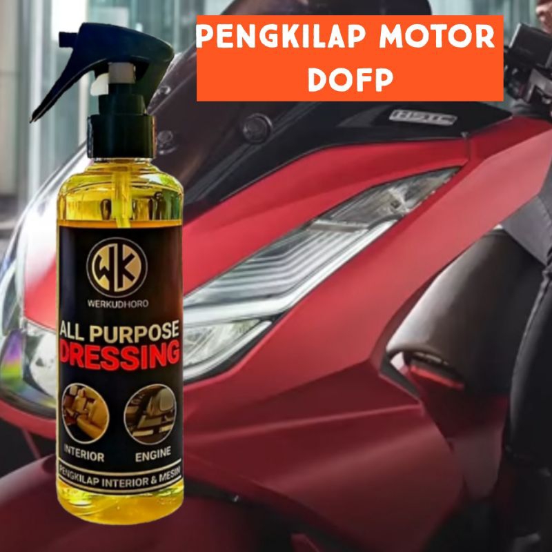 Pengkilap motor dofp dressing WK250 mili spray