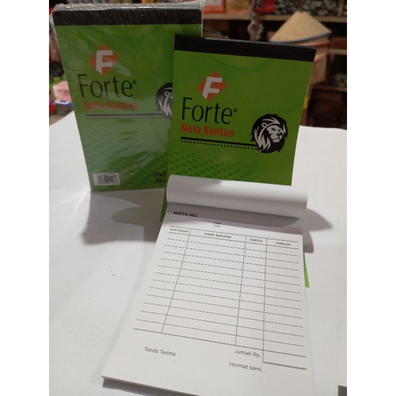 

NOTA KONTAN 1PLY FORTE/NOTA PUTIH