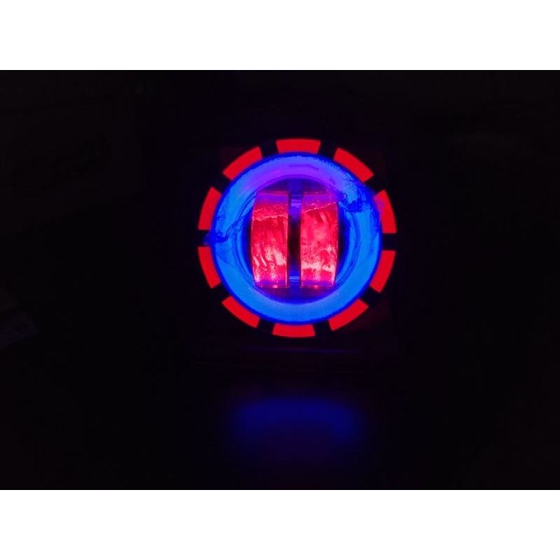 Lampu Utama LED Projie Daymaker 2 Mata 2 Warna High Low Bulat