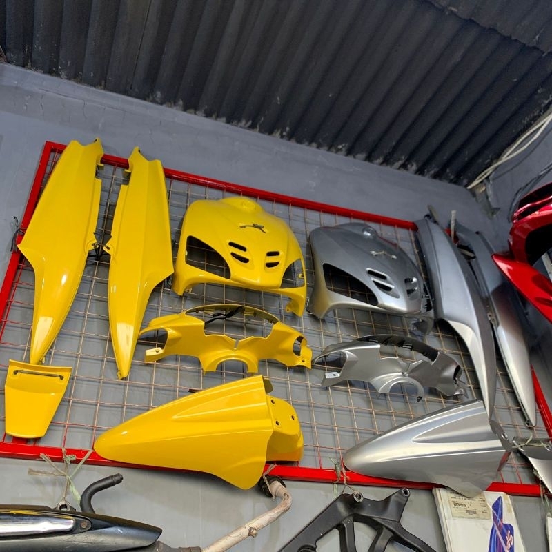 Cover body Mio sporty kuning fullset original Yamaha vietnam