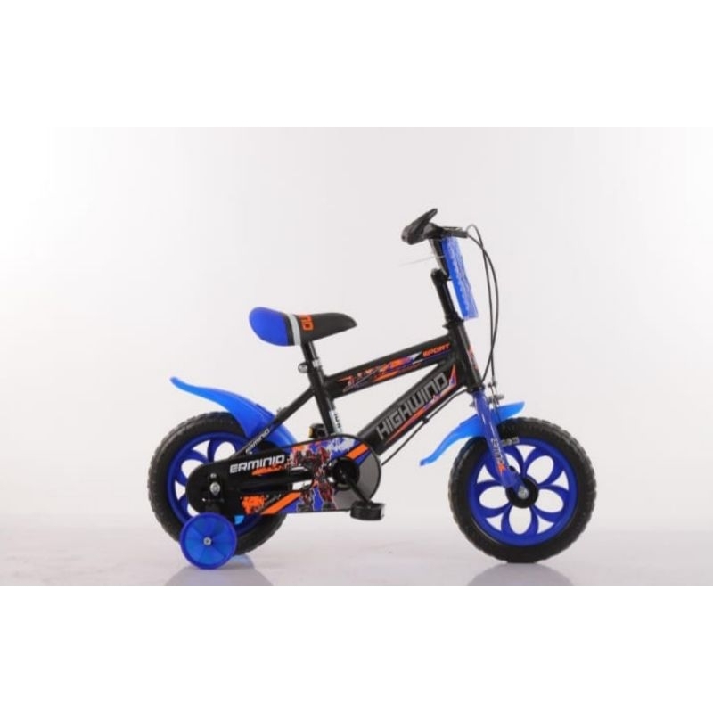 Sepeda anak laki laki BMX ERMINIO 12 inch Ban Eva