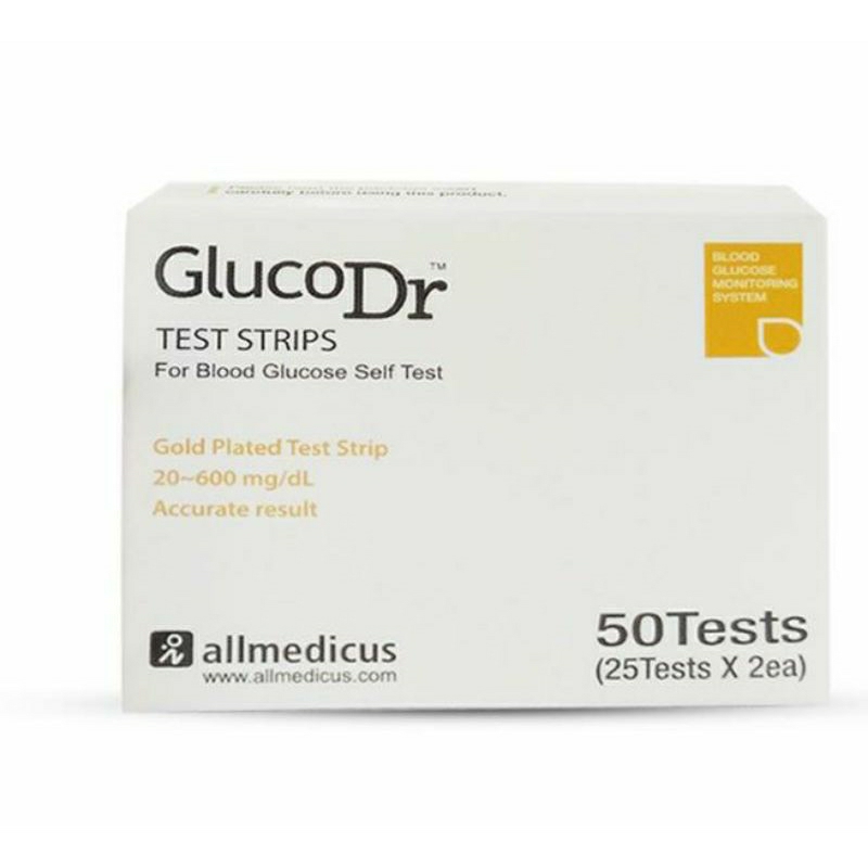 Ready stok!!! Strip Gluco Dr Biosensor code 8 / gluco dr biosensor / gluco dr code 8