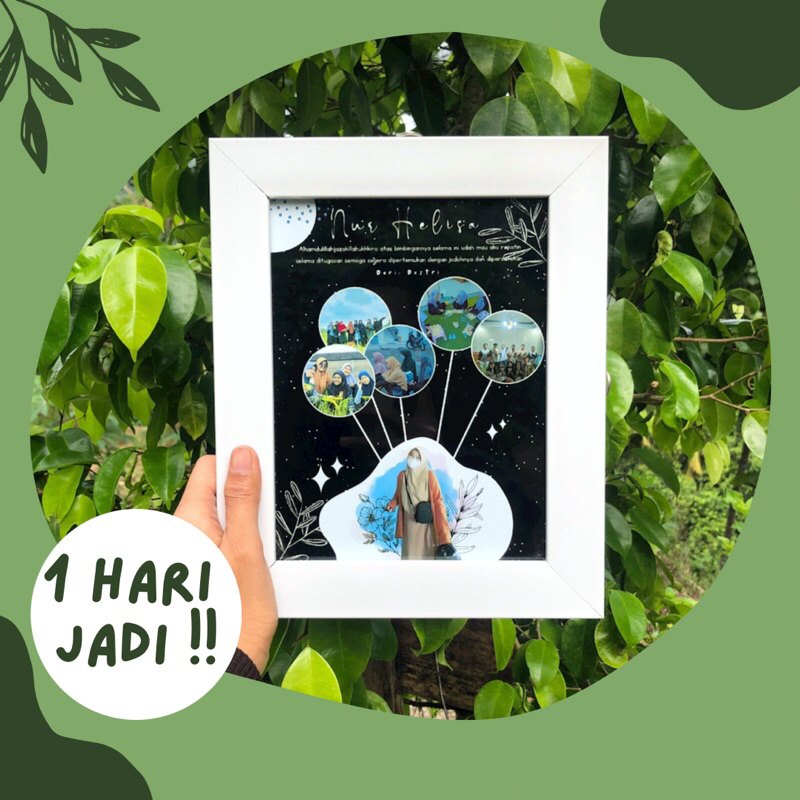 FRAME KADO BESTIE / KADO SAHABAT / KADO WEDDING / KADO ULTAH / KADO WISUDA