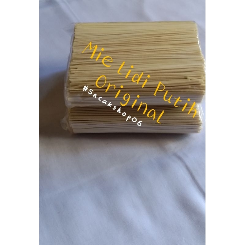 

mie lidi putih original 1kilo