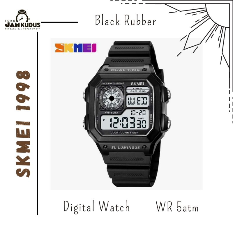 Jam tangan SKMEI 1998 ORIGINAL MURAH
