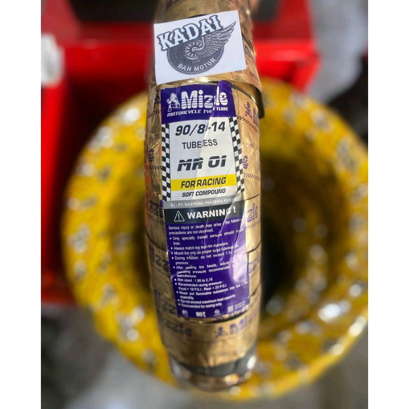 MIZZLE MR01 90/80-14 dan 90/80-17