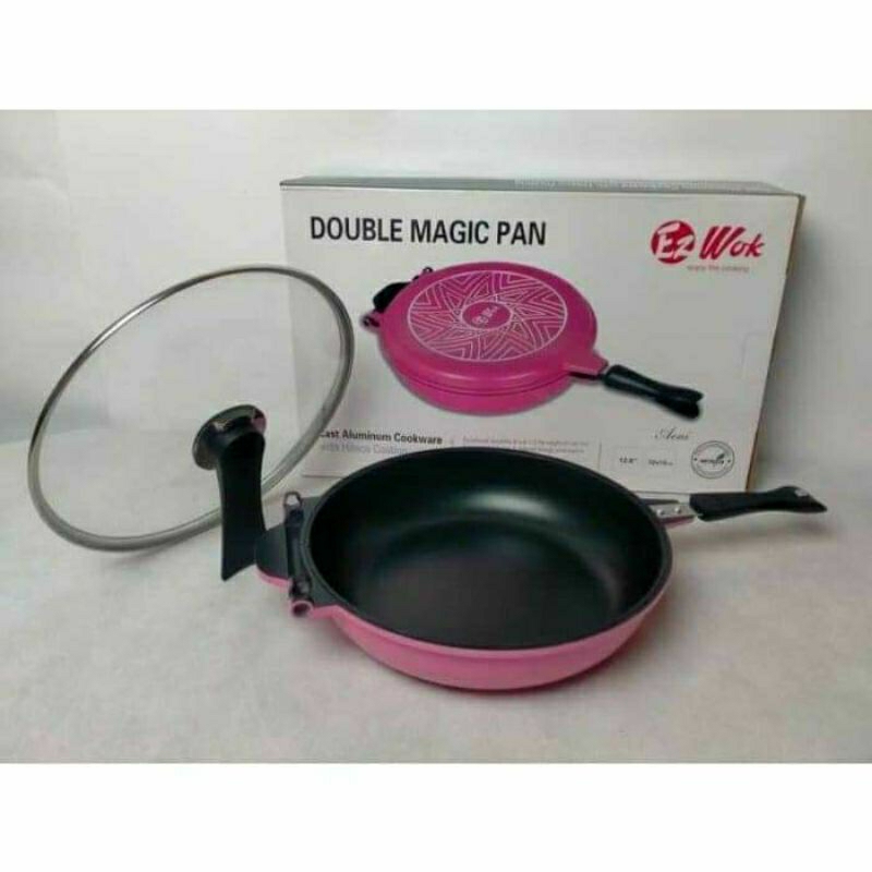 Moegen Double magic pan 32cm/grill/pan/wajan/penggorengan