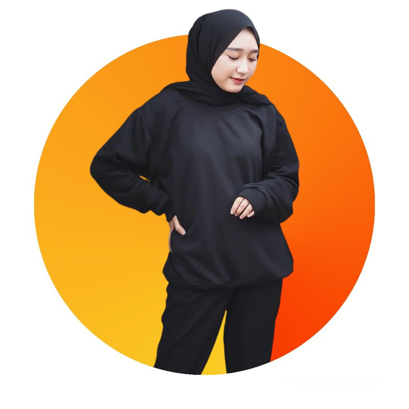 Ash shura Sweater Polos Pria Wanita Terlaris Murah Lembut