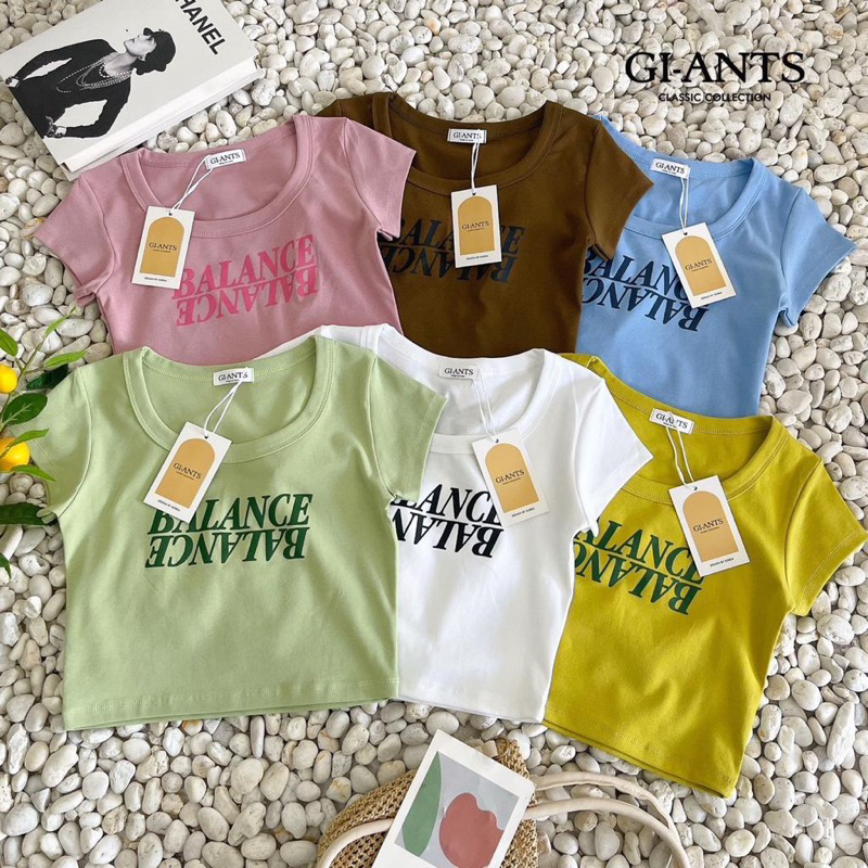 ATASAN GIANTS BASIC MODEL CROP TULISAN BALANCE IMPORT BANGKOK (BJGB459)