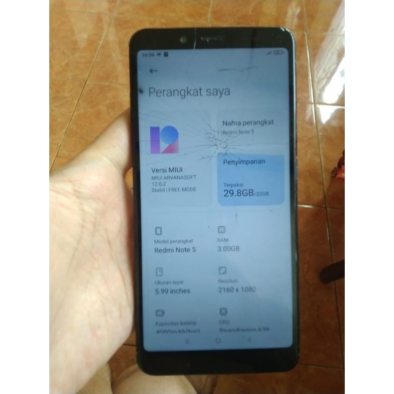 Xiaomi note 5 pro minus