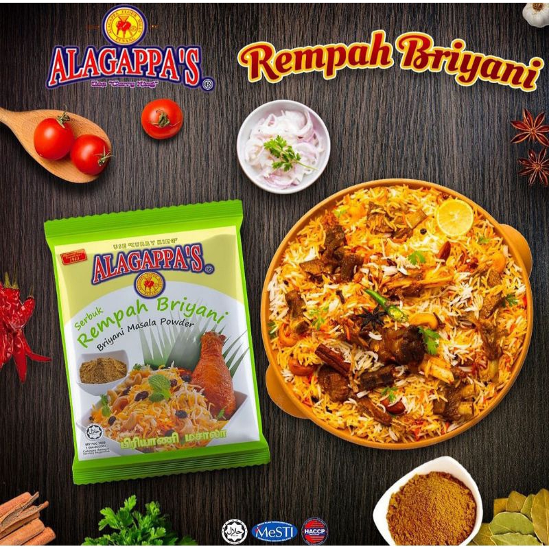 

Alagappa's Briyani/Briyani Masala Powder 100 gram