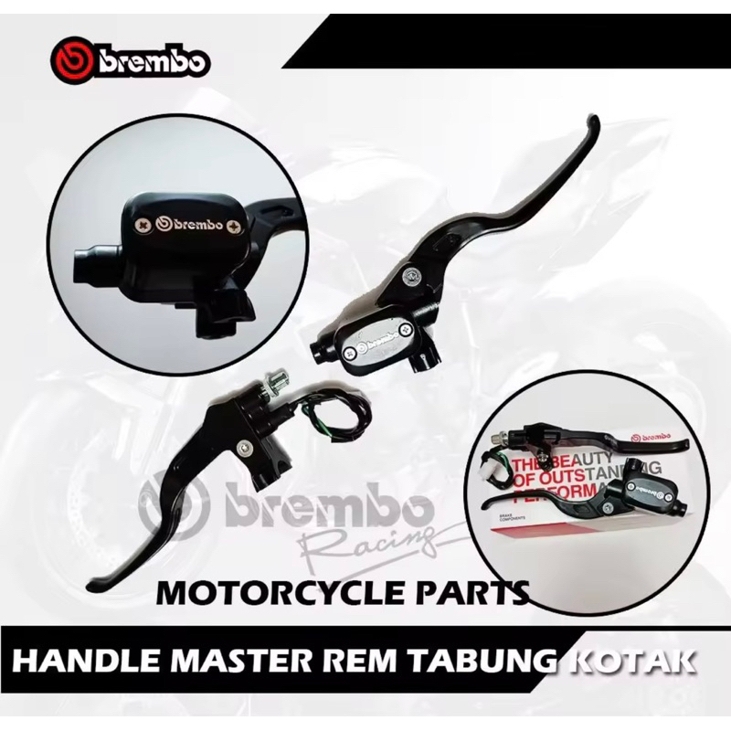 COD Master Rem Classic Brembo Model Kotak Set Klasik Handle Kiri Kopling Universal