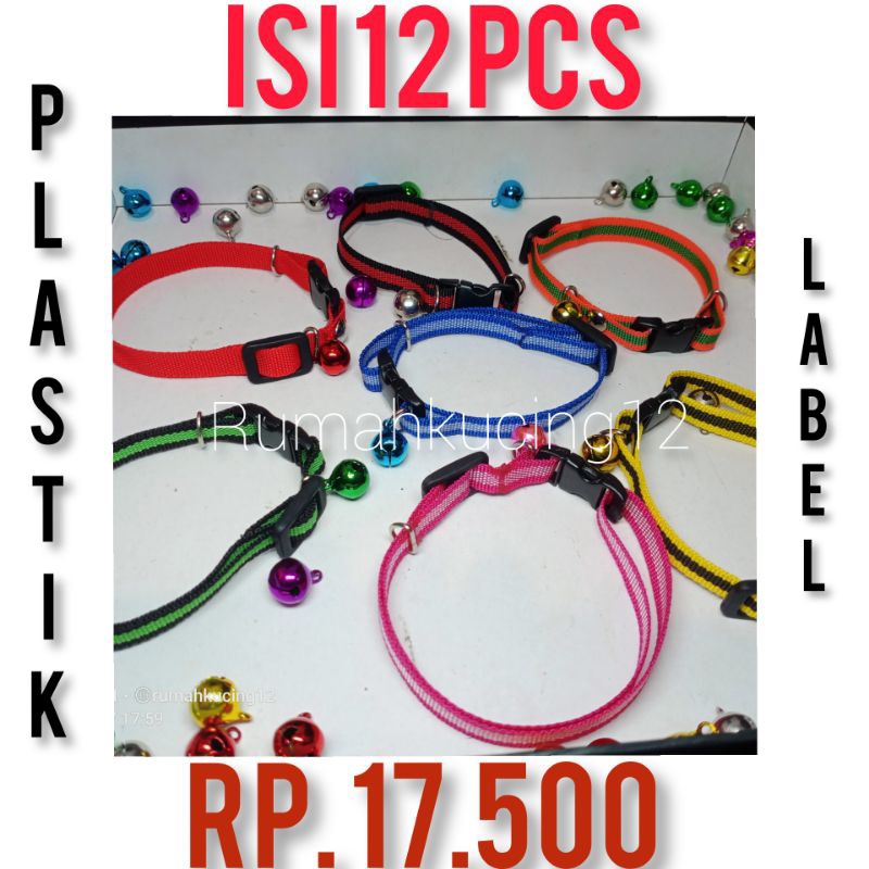 KALUNG KUCING 1 LUSIN/GROSIR/WEBBING