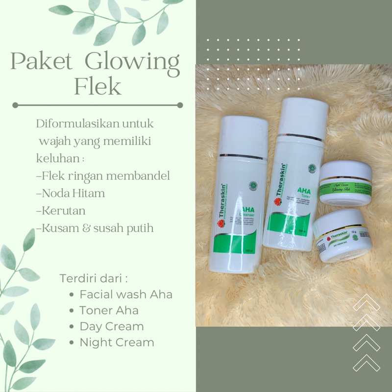 paket glowing flek Theraskin