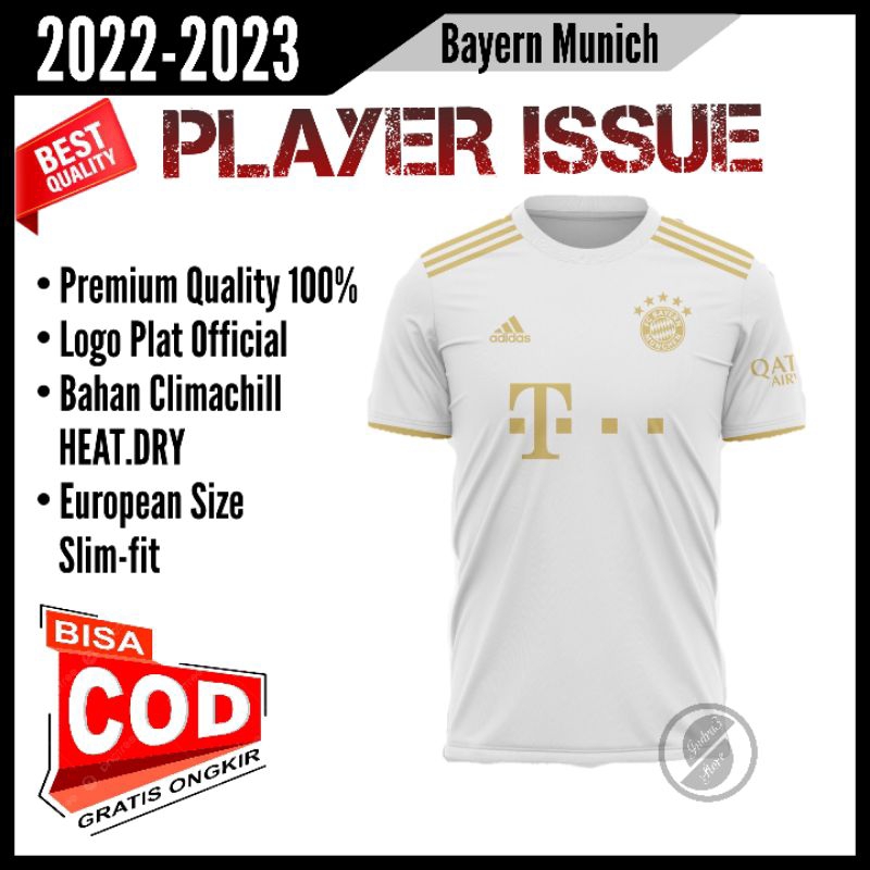 Jersey Player Issue Bayern Munich Away 2022 2023 Baju Sepak Bola PI