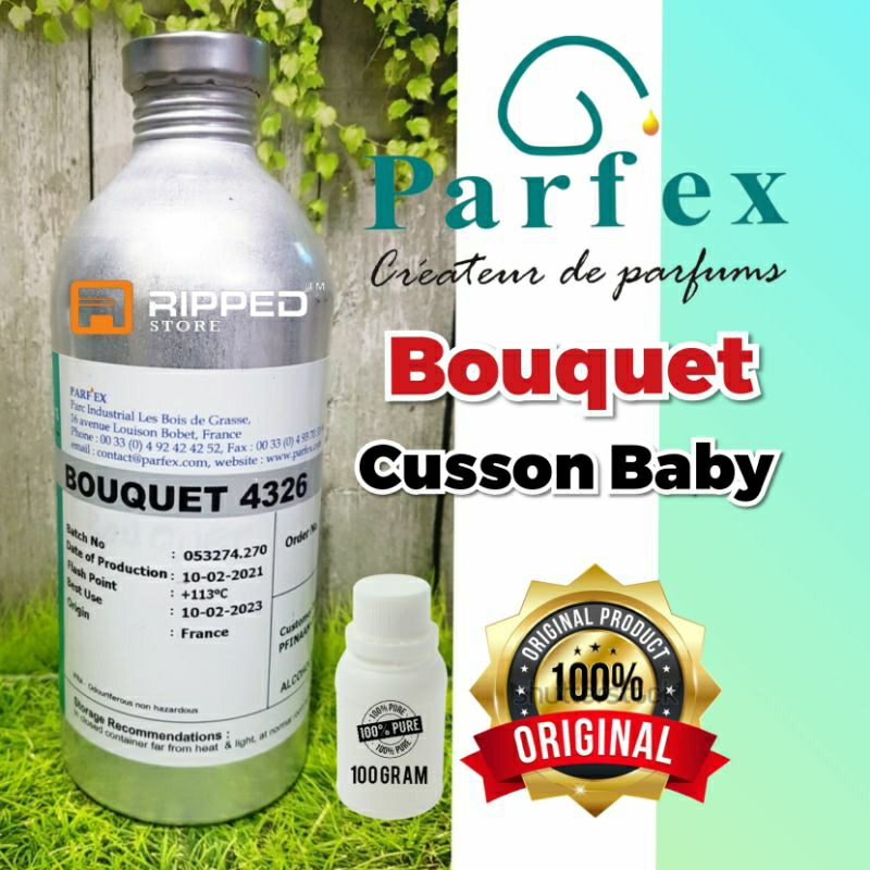 (100ML) BIBIT PARFUM MURNI BOUQUET CUSSON BABY BY PARFEX ORIGINAL