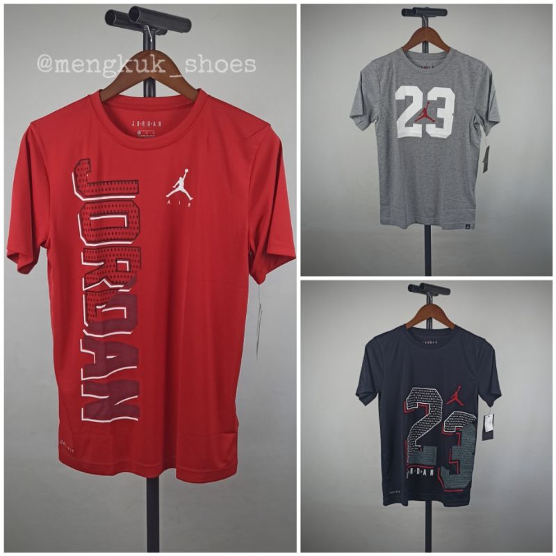 Kaos Jordan Air Boys Tee Original 100% - KAOS JORDAN ANAK DRI FIT KATUN SPORT CASUAL