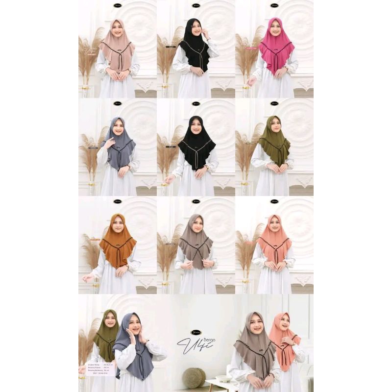 BERGO ULFI BY YESSANA/HIJAB WANITA DEWASA