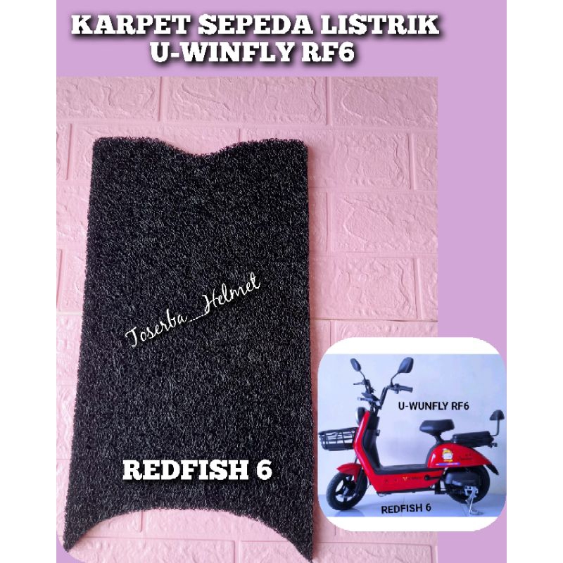 Karpet Sepeda Motor Listrik U-WINFLY RF6 u-winfly Redfish 6 Karpet Pijakan Kaki U-Winfly