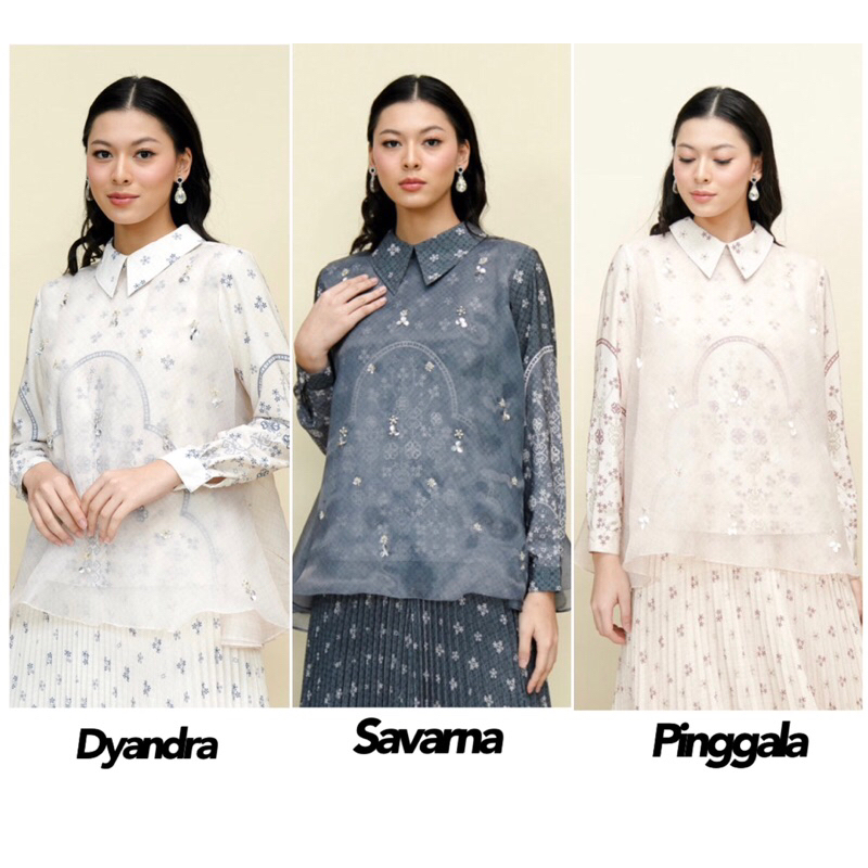 Pandai Sikek Blouse with Embellishment by Wearing Klamby