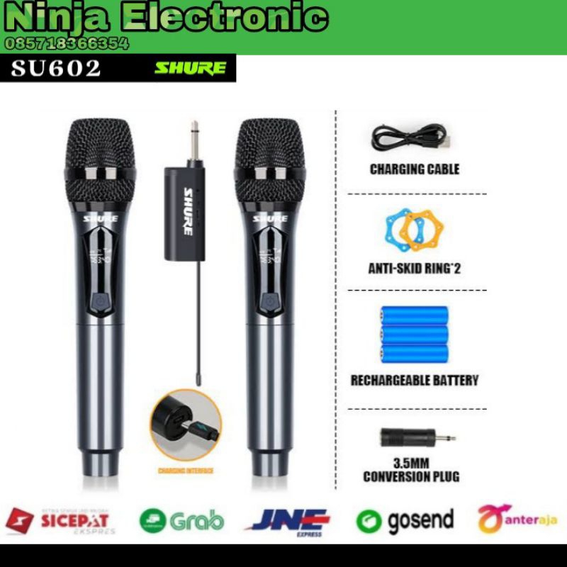 MIC SHURE MIC KARAOKE MIC WIRELESS MIC BLUETOOTH