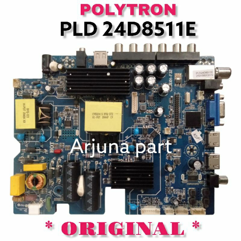 MAINBOARD TV POLYTRON PLD24D8511E / MB TV POLYTRON PLD24D8511E / MESIN TV POLYTRON PLD24D8511E / MOD