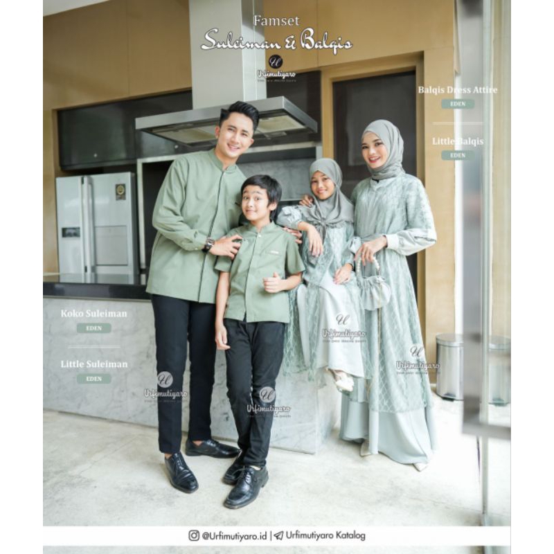 FAMSET 2023 BALQIS X SULEIMAN DRESS ATTIRE ORIGINAL URFIMUTIYARO