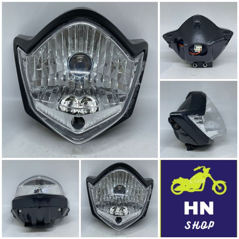 HEADLAMP REFLEKTOR BATOK VIXION OLD DAN NEW 2010 - 2012 LAMPU DEPAN SATU SET PLUS MIKA